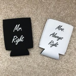 Mr & Mrs koozie